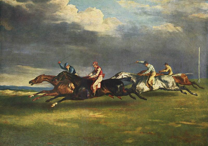Theodore Gericault The 1821 Derby at Epsom oil painting image